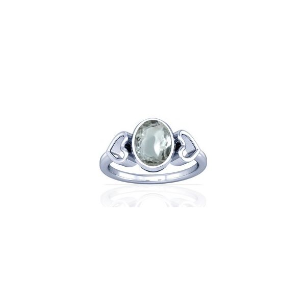 Sparkling White Zircon Sterling Silver Ring - K12