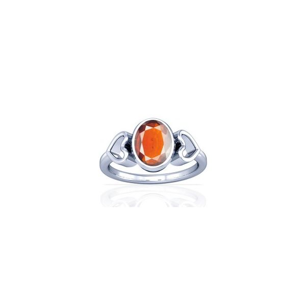 African Hessonite Sterling Silver Ring - K12