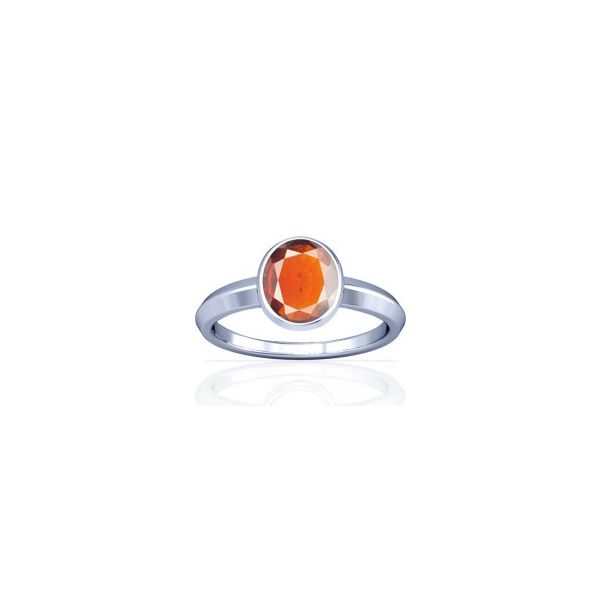 African Hessonite Sterling Silver Ring - K1