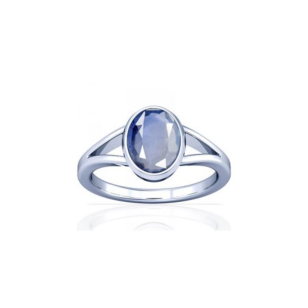 African Blue Sapphire Sterling Silver Ring - K2