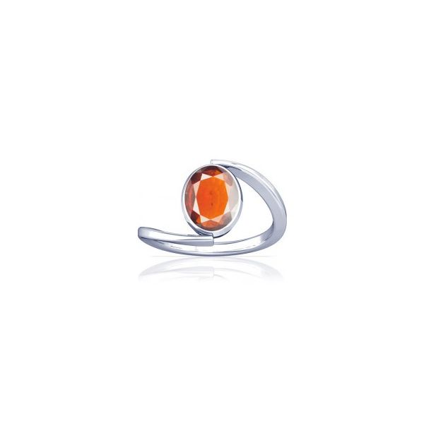African Hessonite Sterling Silver Ring - K6