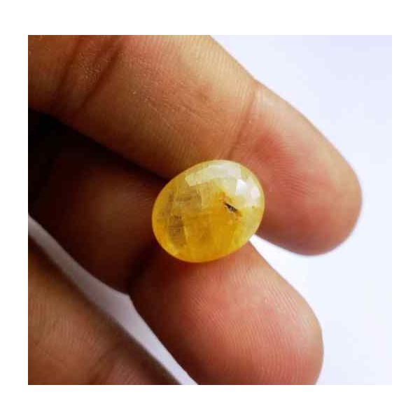 9.01 Carats Ceylon Yellow Sapphire 14.27 x 11.69 x 4.76 mm