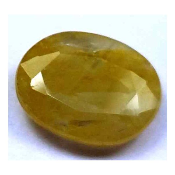 3.84 Carats Ceylon Yellow Sapphire 11.45 x 9.14 x 3.54 mm