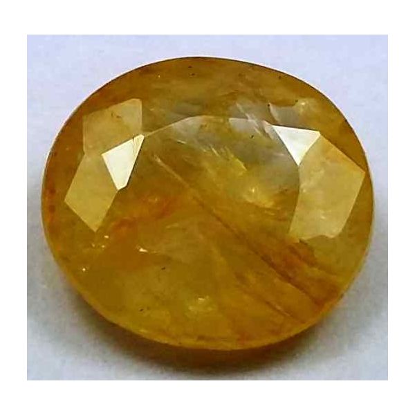 3.39 Carats Ceylon Yellow Sapphire 9.99 x 9.20 x 3.82 mm