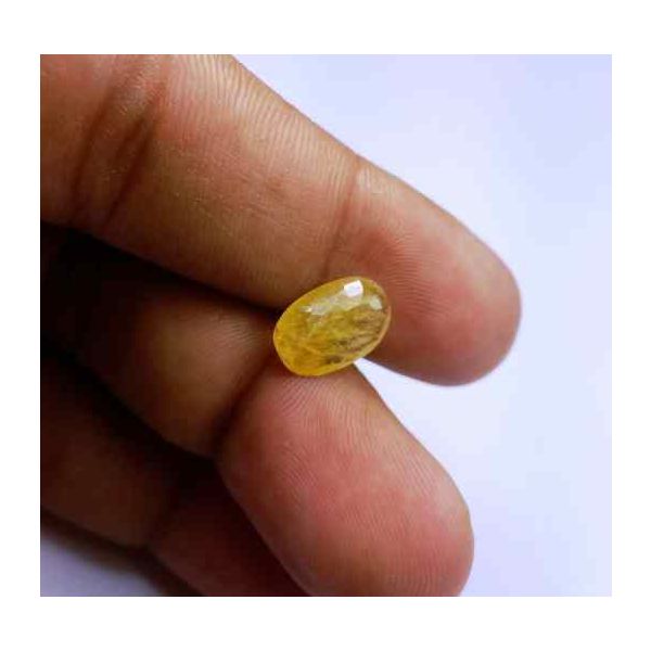 2.88 Carats Ceylon Yellow Sapphire 11.39 x 7.75 x 3.32 mm