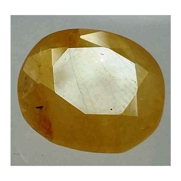 4.90 Carats Ceylon Yellow Sapphire 10.78 x 9.82 x 4.48 mm