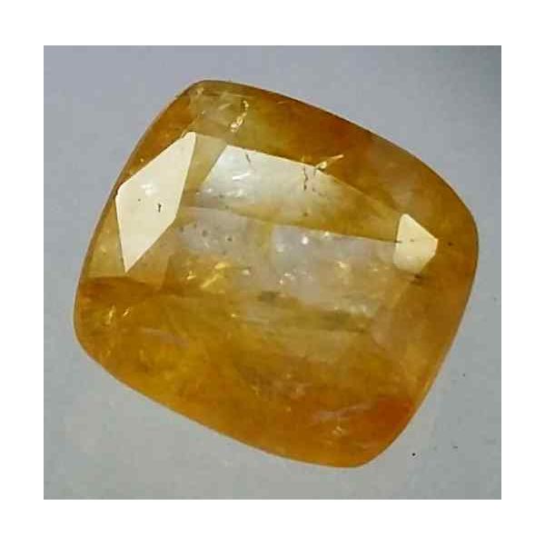3.47 Carats Ceylon Yellow Sapphire 9.09 x 8.86 x 4.00 mm