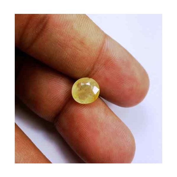 2.68 Carats Ceylon Yellow Sapphire 8.51 x 7.89 x 4.12 mm