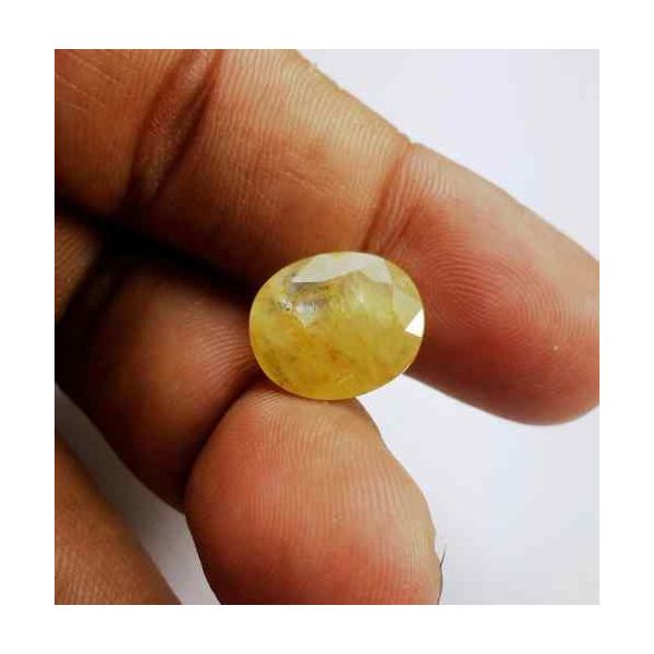 9.21 Carats Ceylon Yellow Sapphire 14.25 x 11.99 x 5.56 mm