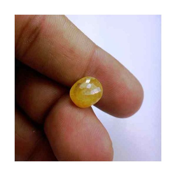 4.54 Carats Ceylon Yellow Sapphire 10.38 x 9.15 x 5.06 mm