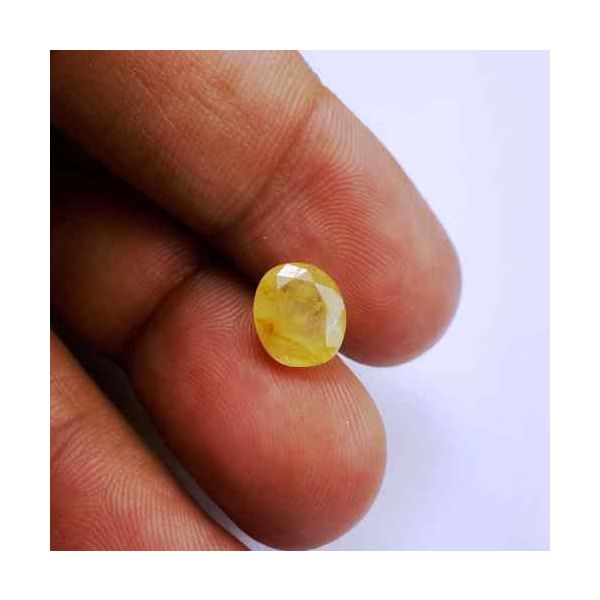 2.92 Carats Ceylon Yellow Sapphire 9.12 x 7.84 x 4.23 mm