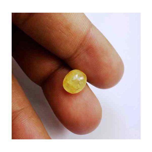 2.92 Carats Ceylon Yellow Sapphire 9.12 x 7.84 x 4.23 mm