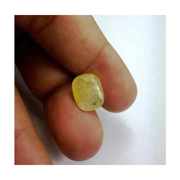 4.89 Carats Ceylon Yellow Sapphire 12.42 x 10.01 x 8.40 mm