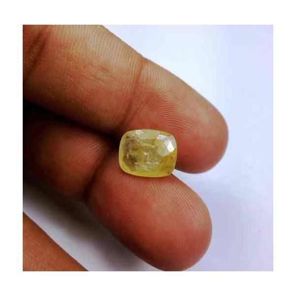 3.79 Carats Ceylon Yellow Sapphire 12.25 x 9.28 x 3.42 mm