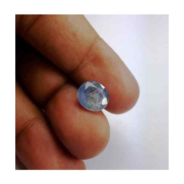 4.33 Carats Ceylon Blue Sapphire 10.20 x 9.88 x 4.60 mm