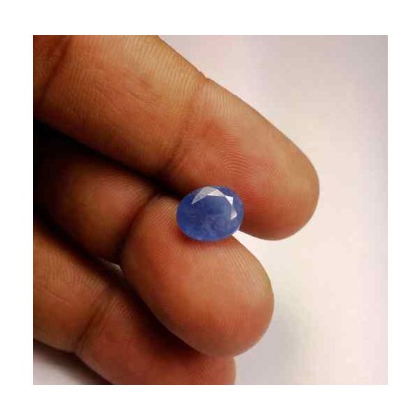 3.53 Carats Ceylon Blue Sapphire 9.77 x 8.00 x 4.35 mm