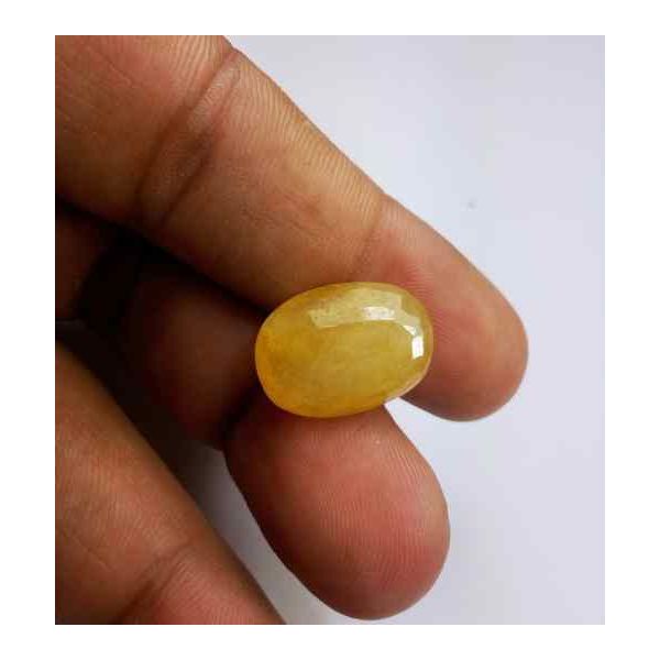 14.06 Carats Ceylon Yellow Sapphire 17.98 x 13.09 x 5.23 mm