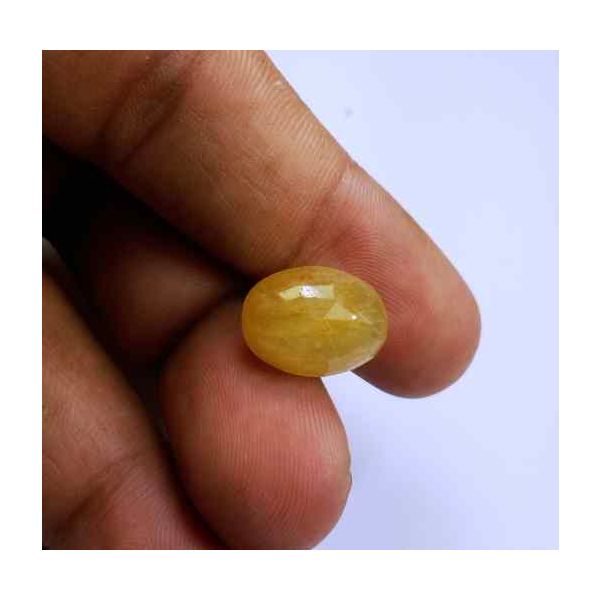 12.02 Carats Ceylon Yellow Sapphire 14.64 x 11.06 x 7.05 mm