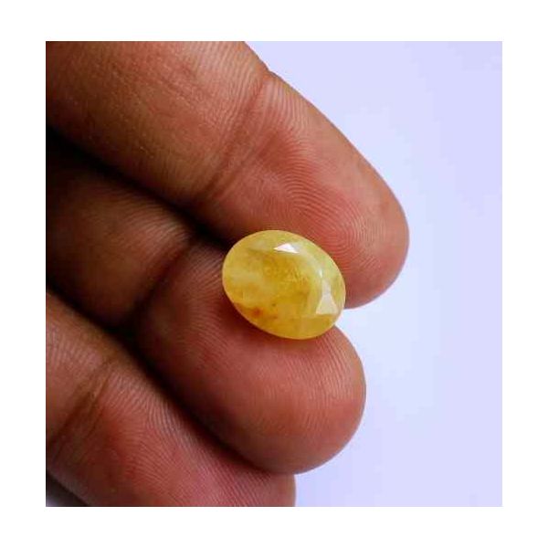 7.32 Carats Ceylon Yellow Sapphire 12.69 x 10.18 x 5.72 mm