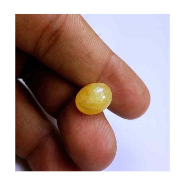 7.32 Carats Ceylon Yellow Sapphire 12.69 x 10.18 x 5.72 mm