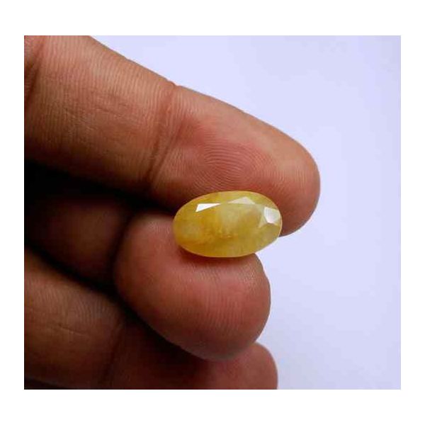 7.19 Carats Ceylon Yellow Sapphire 14.30 x 8.96 x 5.14 mm