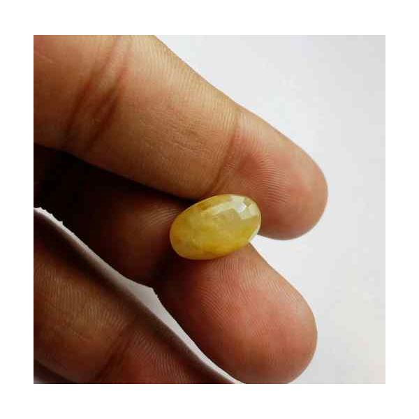 7.19 Carats Ceylon Yellow Sapphire 14.30 x 8.96 x 5.14 mm