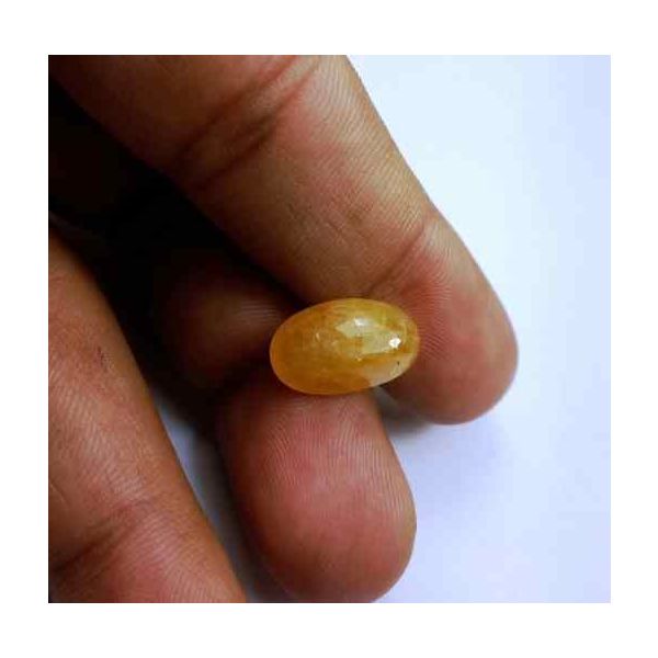 8.96 Carats Ceylon Yellow Sapphire 15.20 x 9.69 x 6.74 mm