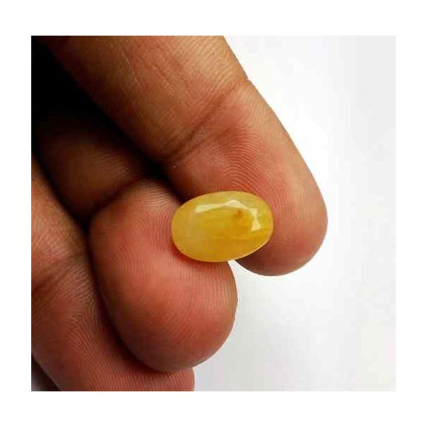 6.30 Carats Ceylon Yellow Sapphire 12.79 x 8.78 x 5.37 mm