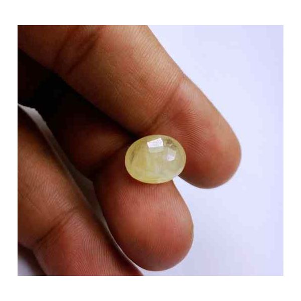 6.71 Carats Ceylon Yellow Sapphire 12.57 x 10.04 x 5.33 mm