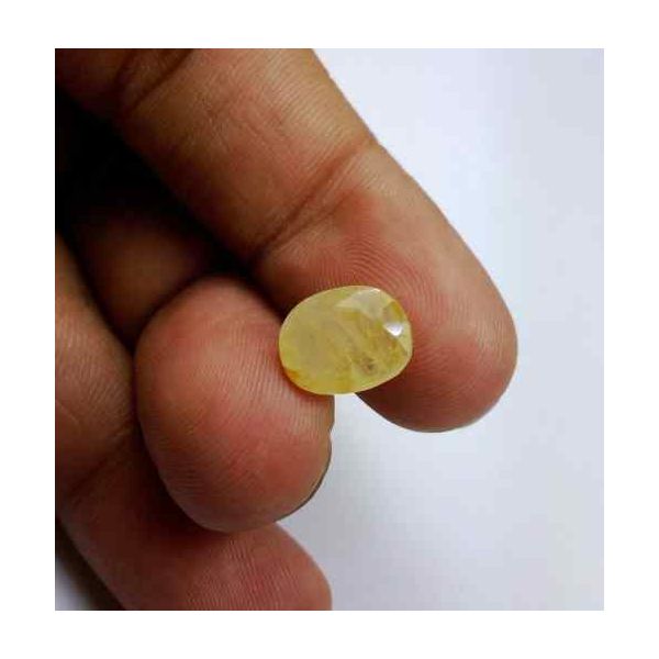 3.64 Carats Ceyloni Yellow Sapphire 11.07 x 9.03 x 3.73 mm