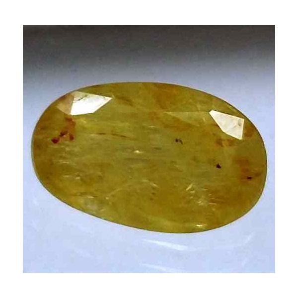 4.21 Carats Ceyloni Yellow Sapphire 12.83 x 8.13 x 4.50 mm