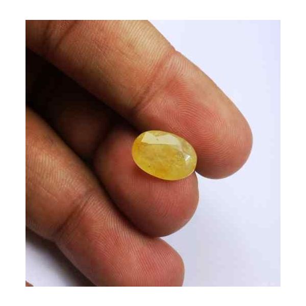 5.16 Carats Ceylon Yellow Sapphire 12.36 x 8.69 x 4.74 mm