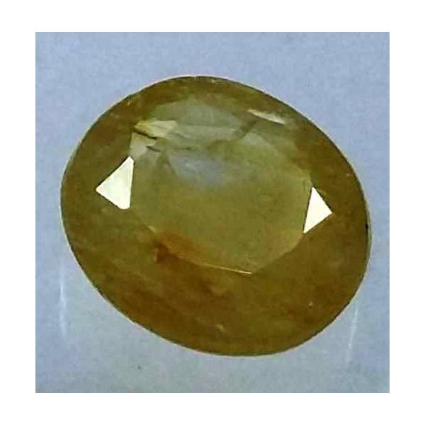 3.60 Carats Ceylon Yellow Sapphire 9.75 x 8.75 x 3.93 mm