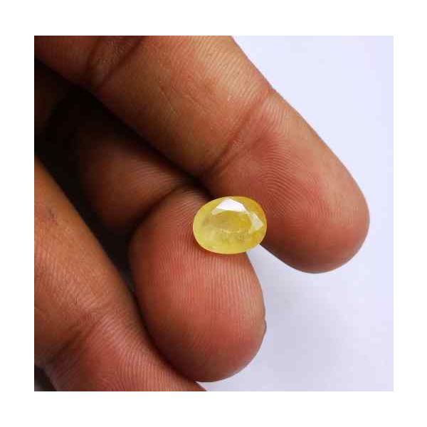 2.83 Carats Ceylon Yellow Sapphire 9.82 x 7.94 x 3.80 mm