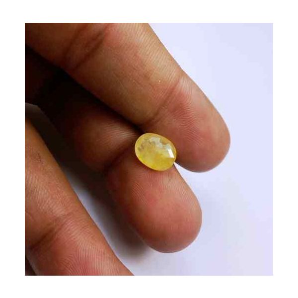 2.83 Carats Ceylon Yellow Sapphire 9.82 x 7.94 x 3.80 mm