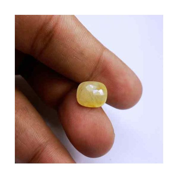 5.45 Carats Ceylon Yellow Sapphire 11.17 x 9.42 x 5.06 mm