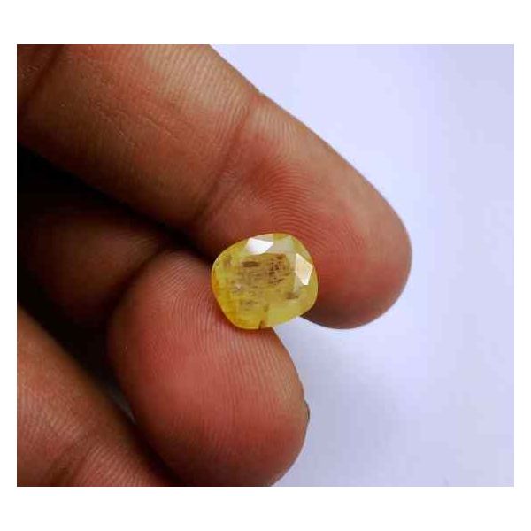 4.46 Carats Ceylon Yellow Sapphire 10.16 x 9.03 x 4.41 mm