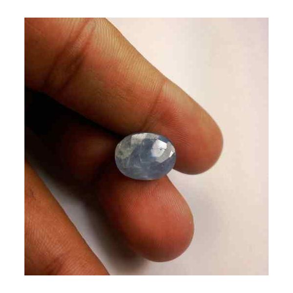 7.71 Carats Ceylon Blue Sapphire 13.76 x 10.67 x 5.47 mm