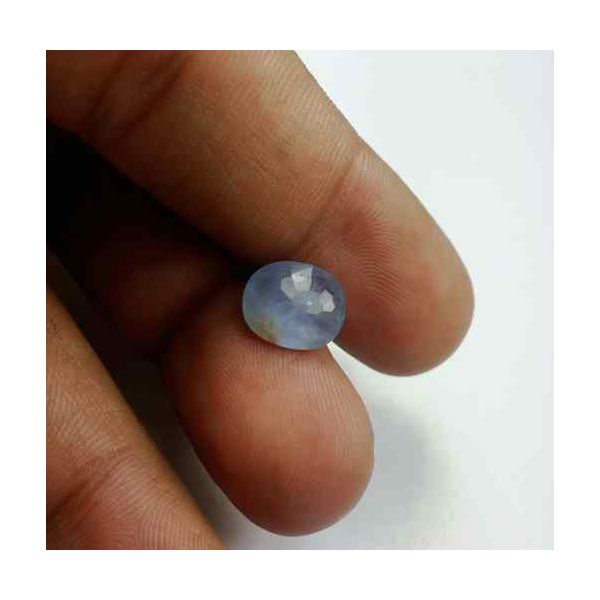 3.44 Carats Ceylon Blue Sapphire 10.18 x 8.56 x 4.11 mm