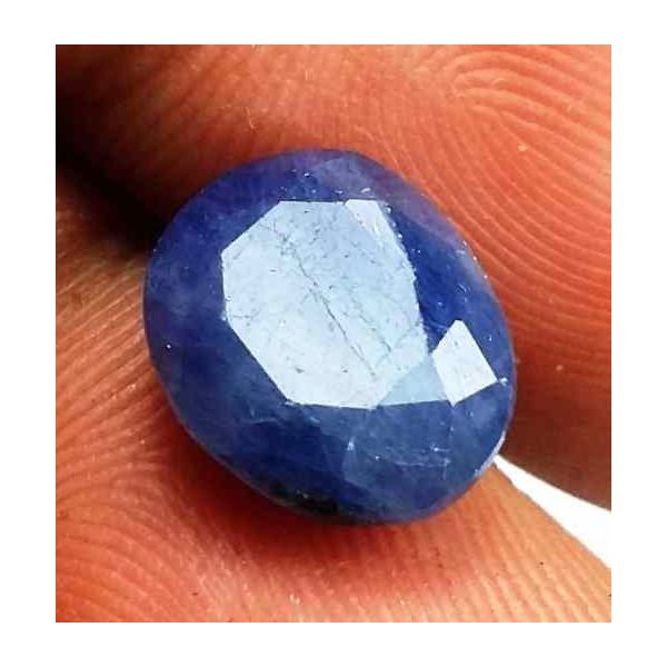 4.81 Carats Ceylon Blue Sapphire 10.62 x 8.70 x 5.48 mm