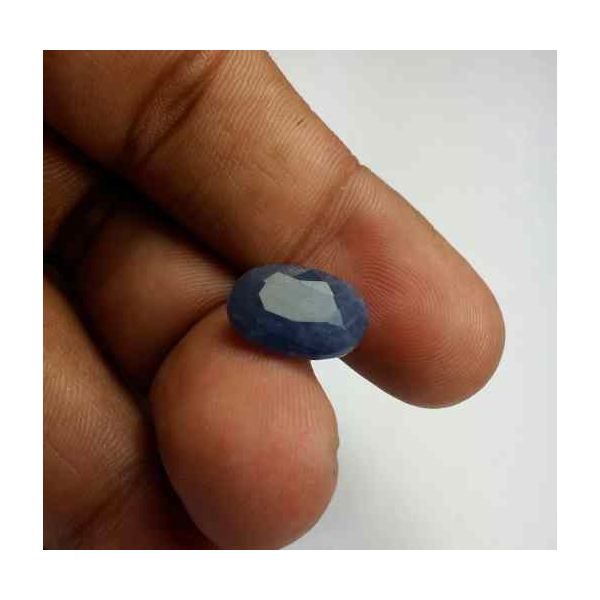 8.18 Carats Ceylon Blue Sapphire 14.00 x 9.55 x 6.18 mm
