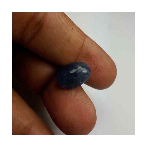 8.18 Carats Ceylon Blue Sapphire 14.00 x 9.55 x 6.18 mm