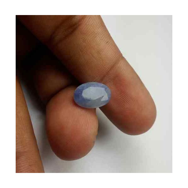 5.89 Carats Ceylon Blue Sapphire 12.00 x 8.89 x 5.60 mm