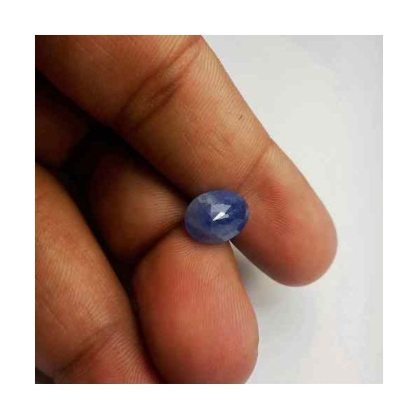 4.25 Carats Ceylon Blue Sapphire 10.60 x 8.66 x 5.90 mm