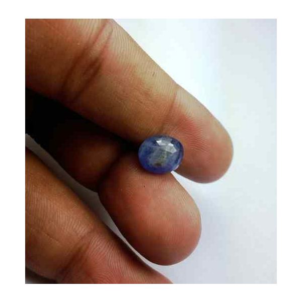 3.99 Carats Ceylon Blue Sapphire 10.12 x 8.65 x 4.70 mm