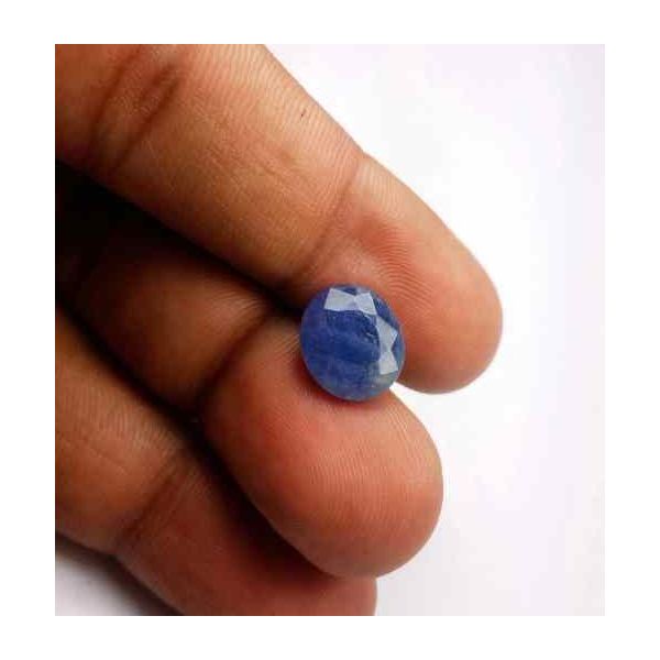 5.81 Carats Ceylon Blue Sapphire 11.32 x 9.75 x 5.23 mm