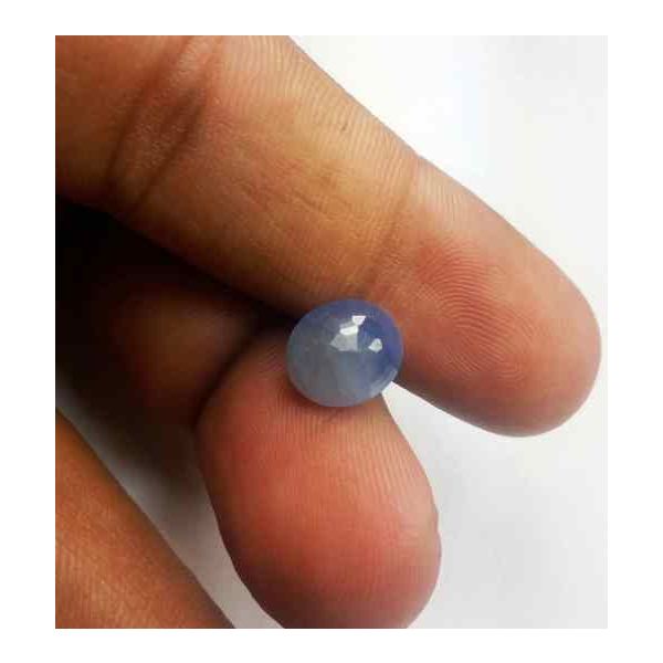 4.41 Carats Ceylon Blue Sapphire 9.68 x 8.42 x 5.52 mm
