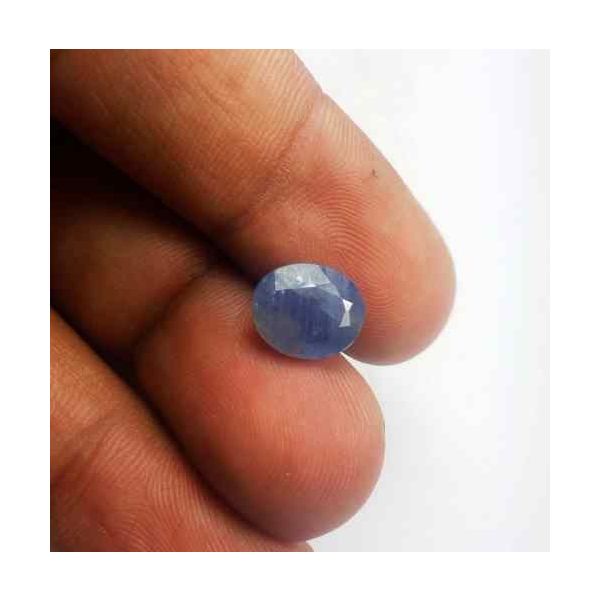 4.09 Carats Ceylon Blue Sapphire 10.13 x 8.55 x 4.60 mm