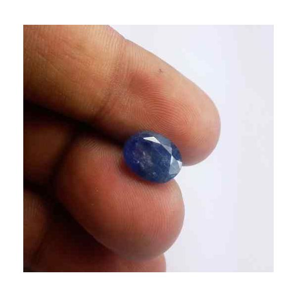 3.42 Carats Ceylon Blue Sapphire 10.46 x 8.35 x 3.86 mm