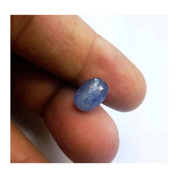 3.91 Carats Ceylon Blue Sapphire 10.79 x 7.50 x 4.92 mm